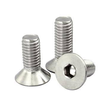 东明 DIN7991内六角沉头螺钉，M4-0.7X16，不锈钢304，强度A2-70